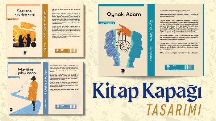 KDY için özgün kitap kapakları tasarlarım
