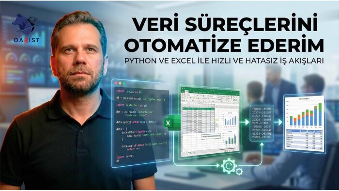 Python ve Excel ile profesyonel veri otomasyonu yaparım