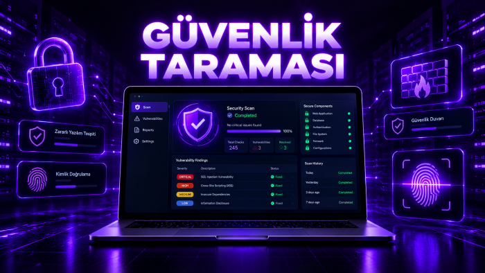 sitenizin güvenlik açıklarını tarar ve kapatırım