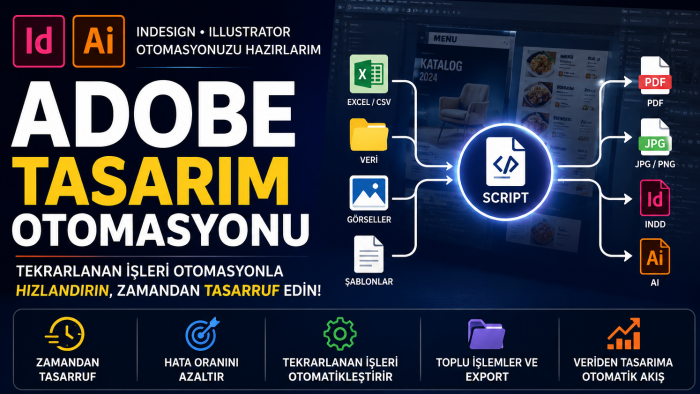 tekrarlayan tasarım işlerinizi otomasyonla hızlandırırım
