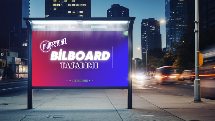 bilboard, açık hava, posterlere reklam tasarımı yaparım