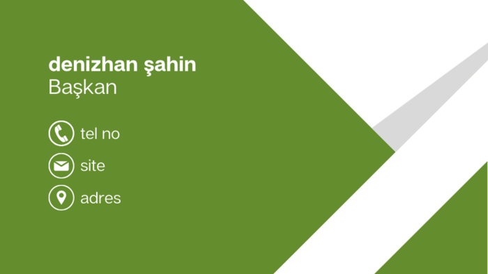sizin için 3 farklı kartvizit tasarımı yaparım