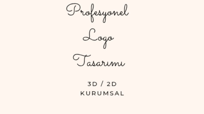  profesyonel logo tasarlarım