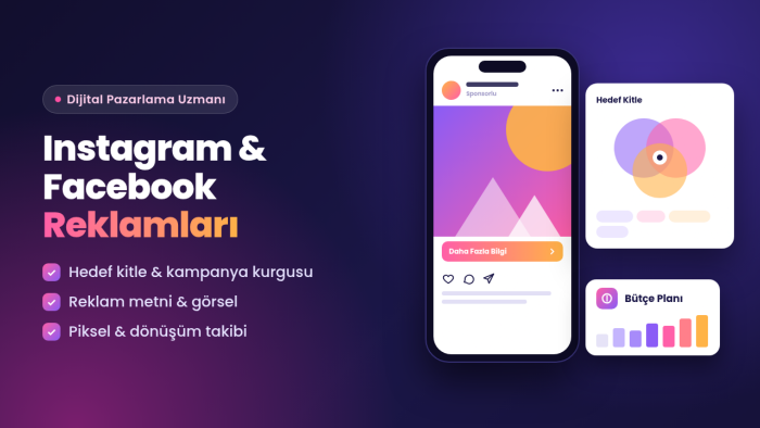 Instagram ve Facebook reklam kampanyanızı hazırlarım