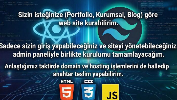 ihtiyacınıza göre internet sitesi yaparım