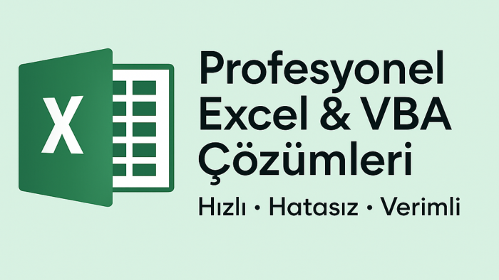 Excel ve VBA kullanarak iş süreçlerini otomatikleştiririm
