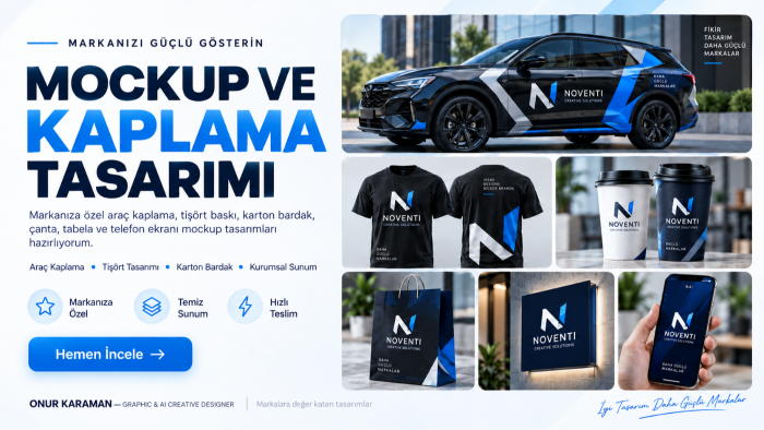 logonuz için profesyonel mockup ve kaplama yapabilirim