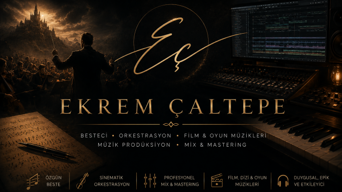 tanıtım filmi, oyunlar ve reklamlar için müzik bestelerim