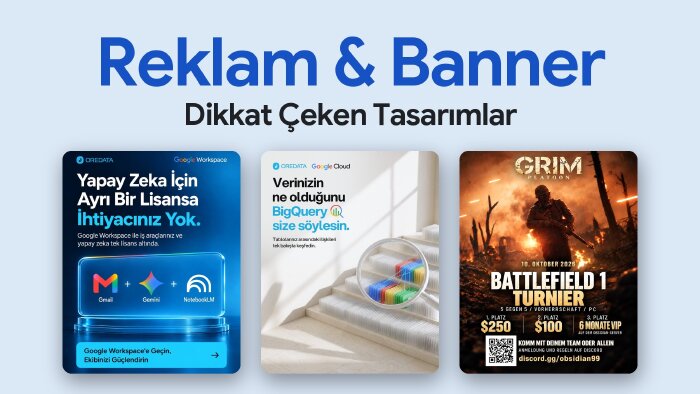dikkat çeken reklam ve banner tasarımları hazırlarım