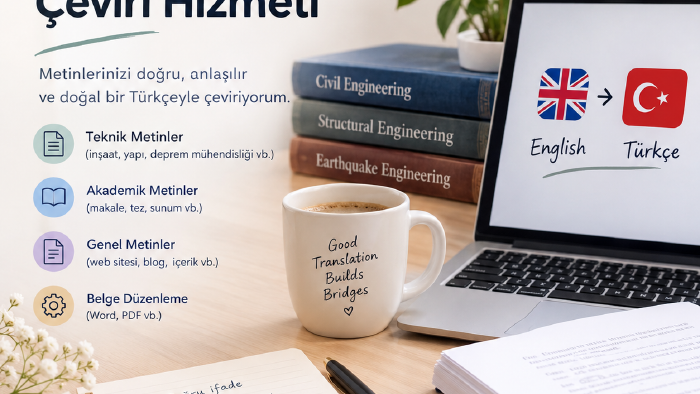 Türkçeden İngilizceye metin çeviririm