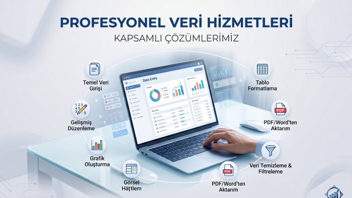 hızlı, düzenli ve eksiksiz veri girişi yapabilirim