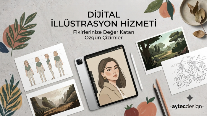 size özel dijital illüstrasyon yaparım