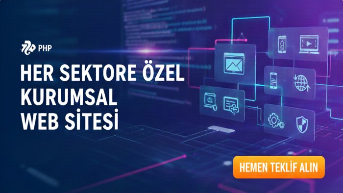 anahtar teslim kurumsal web sitenizi hazırlayabilirim