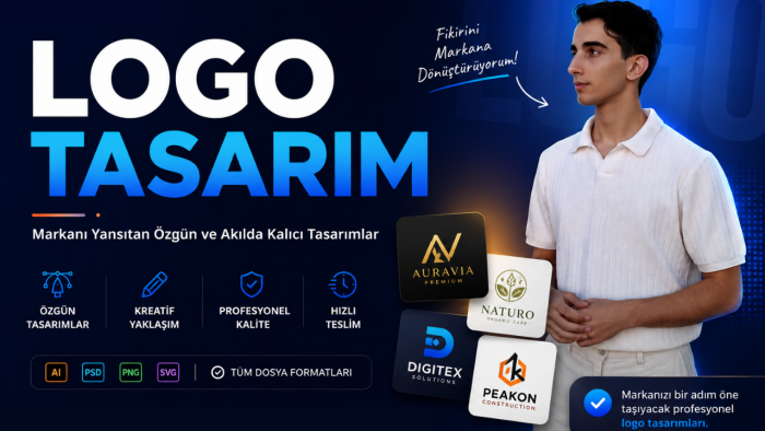 sizin için modern ve yenilikçi logo tasarımları yapabilirim