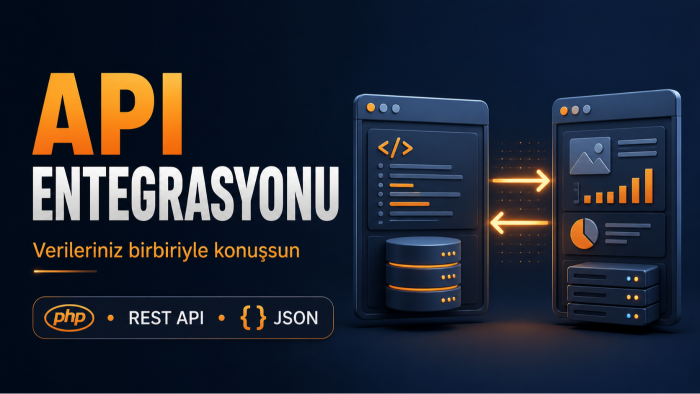 PHP sitenize REST API bağlantısı ve veri aktarımı yaparım