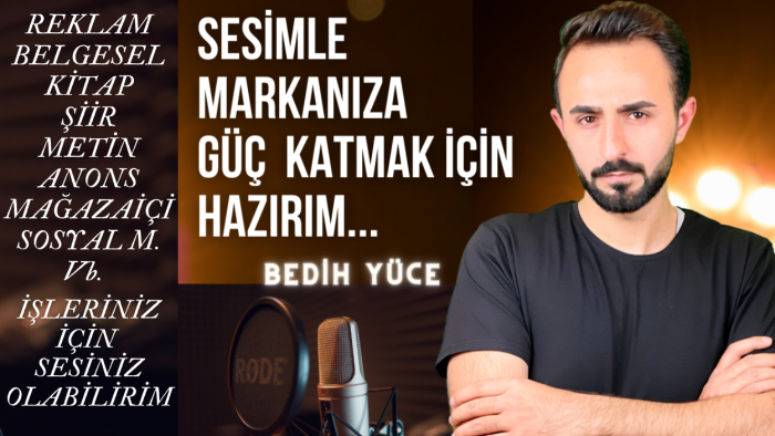profesyonel olarak  seslendirme yapıyorum