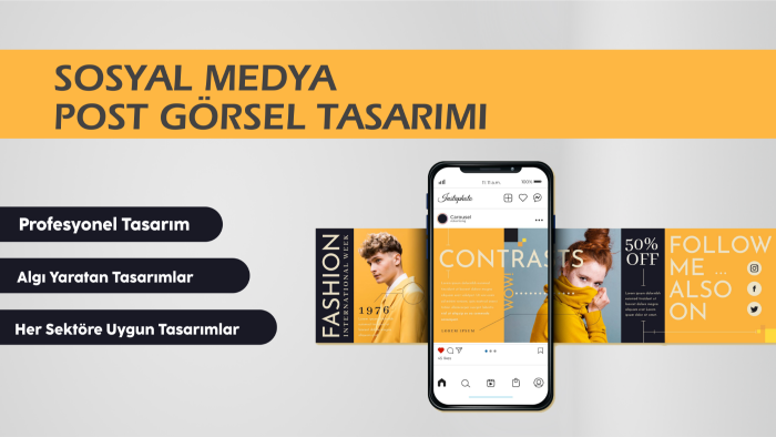 sosyal medya görsel tasarımları oluştururum