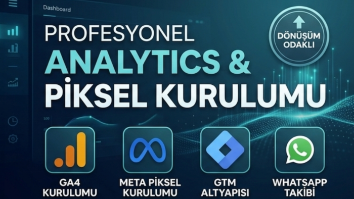 sitenize GA4 ve Meta Pixel kurulumu yapabilirim