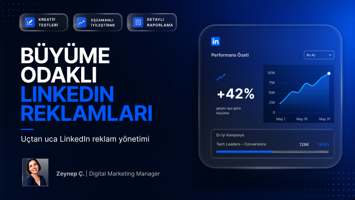 Linkedin reklam kampanyalarınızı profesyonelce yönetirim