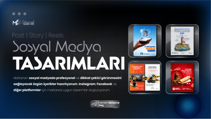 etkileşim odaklı sosyal medya tasarımları hazırlarım