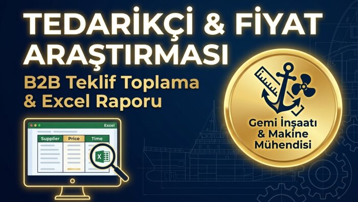  imalat ve sanayi için tedarikçi araştırması yaparım