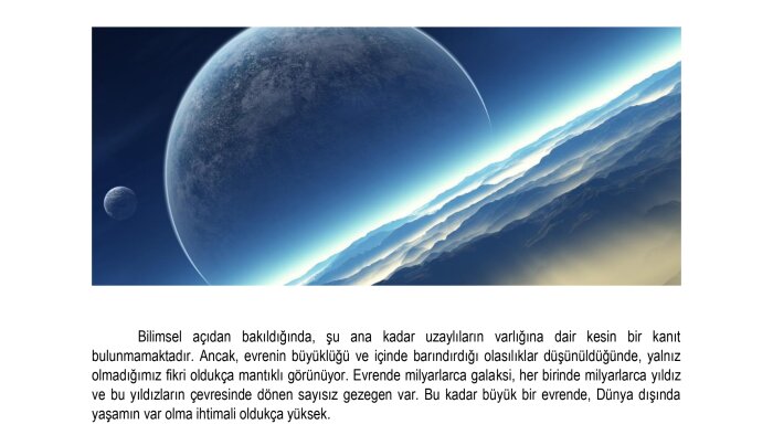 herhangi bir konuda makale yazarım