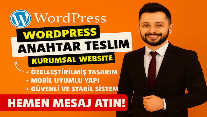 anahtar teslim kurumsal websitesi hazırlarım
