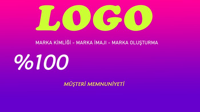minimalist ve sade logolar tasarlarım