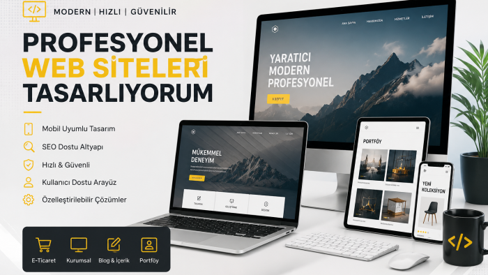 profesyonel web sitesi oluşturabilirim