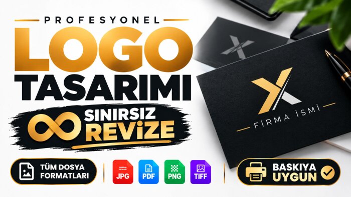 modern ve kaliteli logolar tasarlıyorum