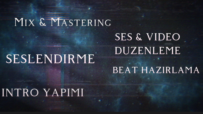 vokallerinize editing, mix ve mastering yaparım