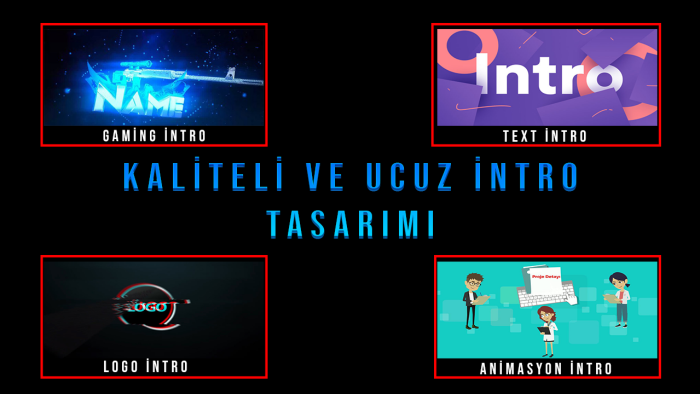 her işe uygun yaratıcı introlar yaparım