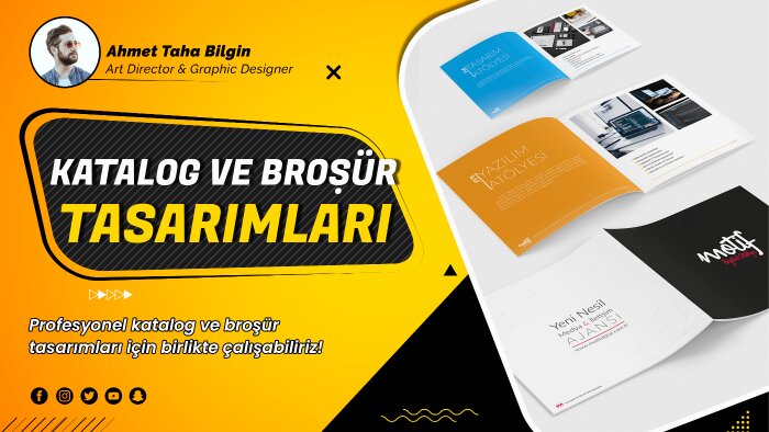 kurumsal broşür ve katalog tasarımı yaparım