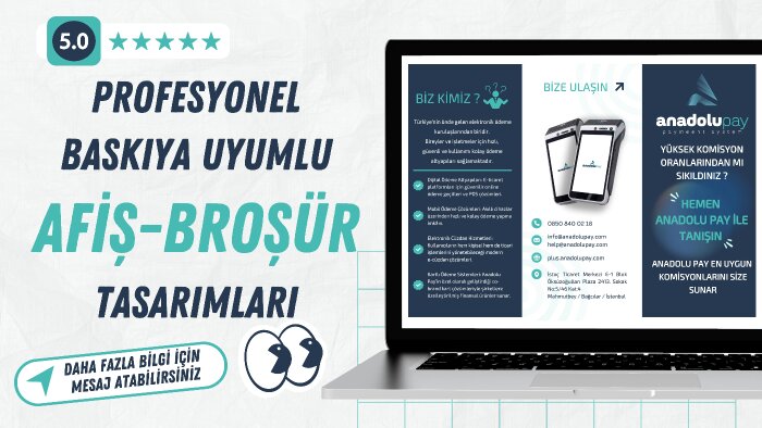 broşür tasarımı ve afiş tasarımı yapabilirim