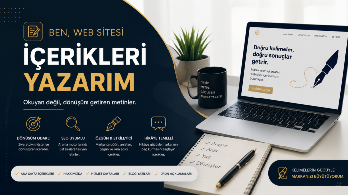 web sitesi içerikleri yazarım