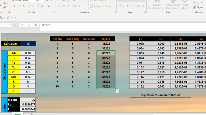 Excel'de hesap ve veri tablosu oluşturabilirim
