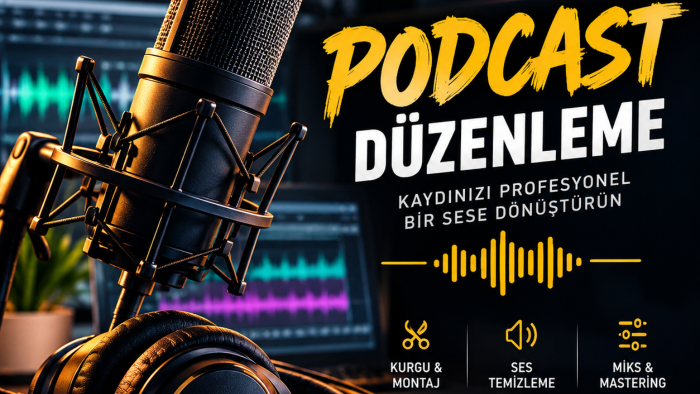 ses montaj veya Podcast düzenleme işlerinizi yaparım