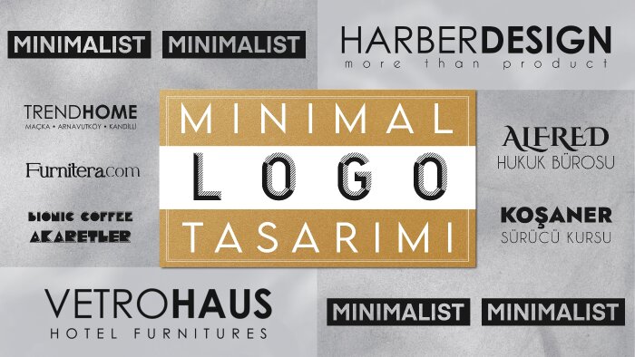 minimal, modern, kurumsal logo ve logotype tasarımı yaparım
