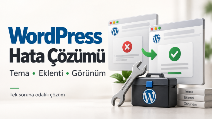WordPress sitenizdeki hataları tespit edip gideririm