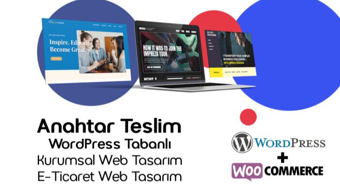 wordpress kaynaklı kurumsal ve e-ticaret web site hazırlarım