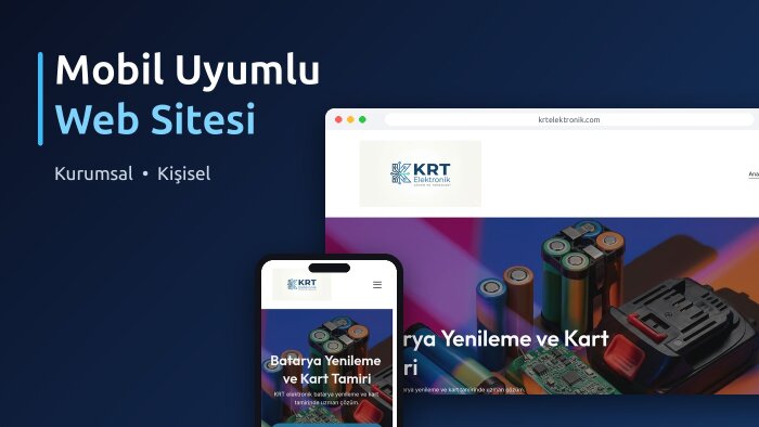 işletmeniz için mobil uyumlu kurumsal web sitesi kurarım