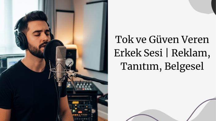 sizin için profesyonel seslendirmenlik yapabilirim