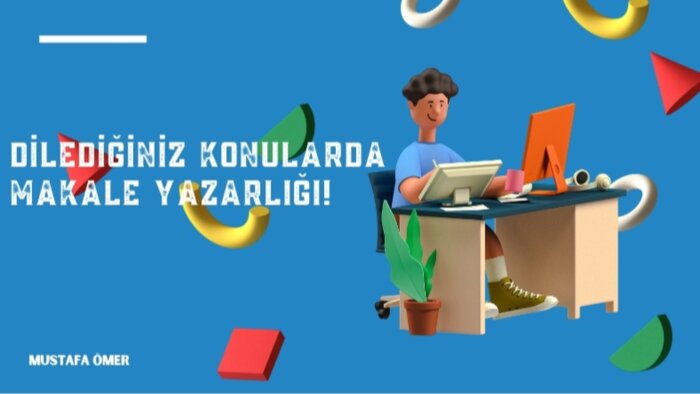 tamamen özgün, görsel destekli makale yazabilirim
