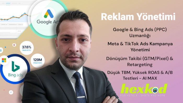 google bing ve meta reklamları kurar ve yönetirim
