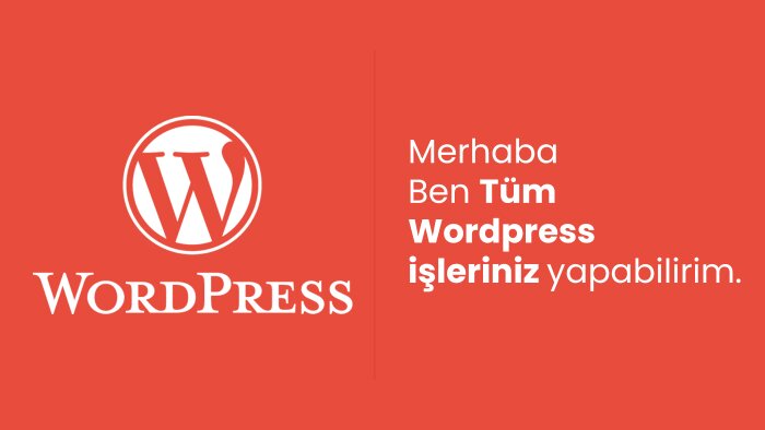 Wordpress ile ilgili tüm işlerinizde yardımcı olabilirim