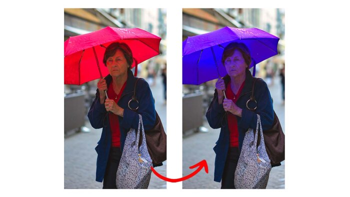 fotoğrafta renk değiştirme yaparım