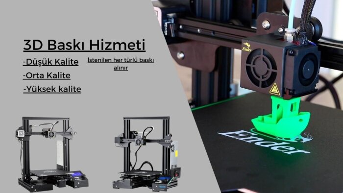 sizin için 3d baskı basabilirim