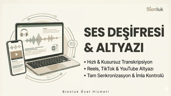 ses kayıtlarınızı metne döker video altyazısı yazarım