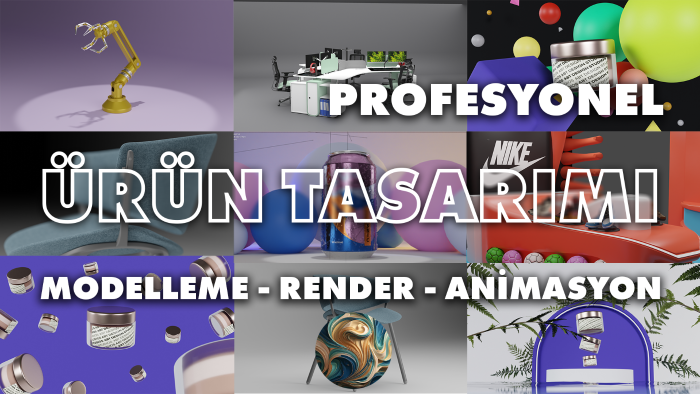 ürünlerinizi 3D modelleyebilirim