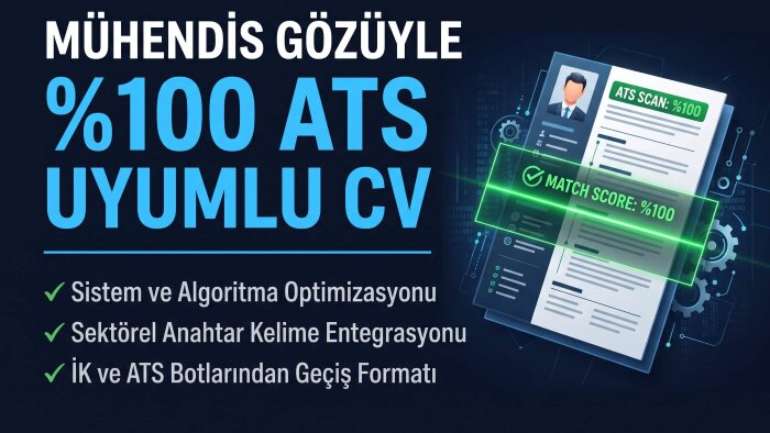 test mühendisi gözüyle %100 ATS uyumlu CV hazırlarım